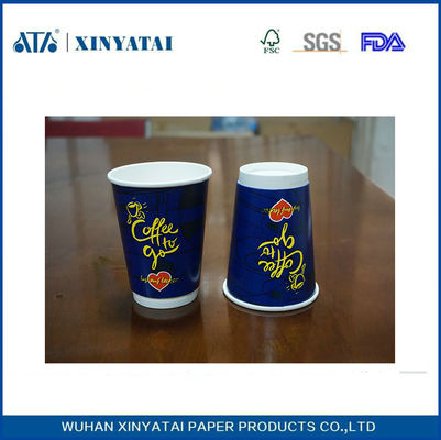 Китай 10oz обычай печать горячий напиток бумажные стаканчики / Экологию Вторичная Кубок бумаги поставщик