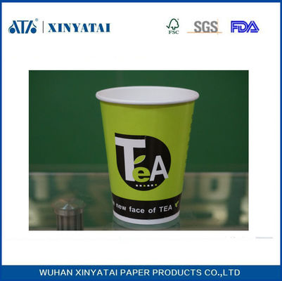 Китай Логотип печатной бумаги кофейные чашки для горячих пить кофе или чай 6 унций, бумага чашек поставщик
