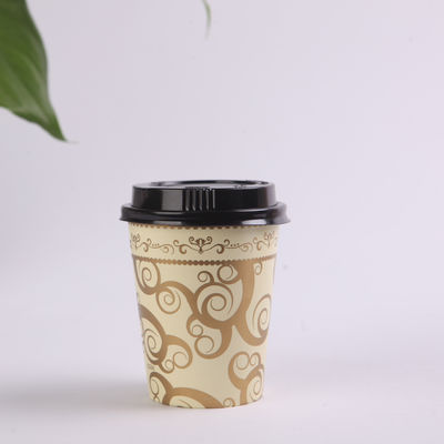 Китай 12oz логотипом одностенные Бумажные стаканчики для горячих напитков, одноразовые кофейные чашки с крышками поставщик