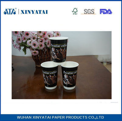Китай Бумажного материала с двойной стенкой бумаги кофейные чашки, биоразлагаемые компостируемых Бумажные стаканчики поставщик