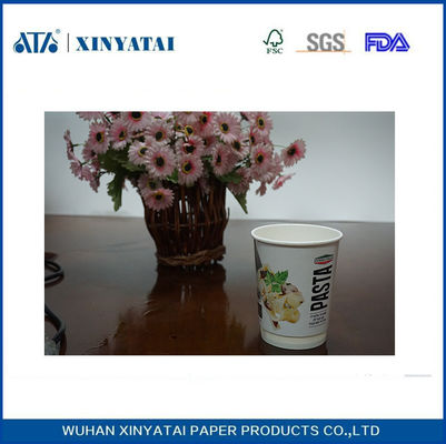 Китай Логотипом изоляцией Одноразовые Бумажные стаканчики, двойной стенкой напитки на вынос Кубки поставщик