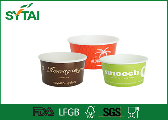 Китай 20oz Двухместный PE покрытия бумаги мороженое чашки / Замороженный йогурт Кубок бумаги Экологичные поставщик
