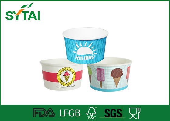 Китай 10 oz 12 oz 16 oz Pape одноразовые мороженое кубки, настроенные для вторичной переработки замороженных йогурт Кубок поставщик