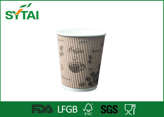 Китай 12 унций, 400 мл Биологически Эко дружественных Кофе Пульсация бумажный стаканчик / маленькие бумажные стаканчики поставщик