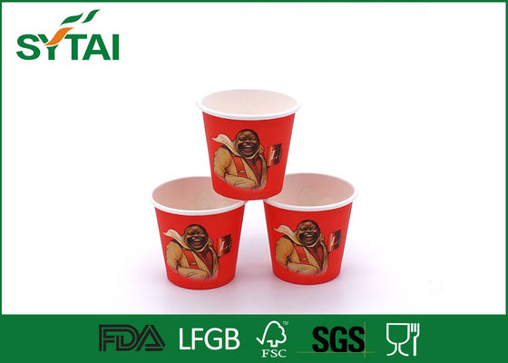 Китай Изображения характера 2,5 бумажный стаканчик напечатанный ОЗ красный с бумагой качества еды поставщик