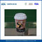 Малый 8 унций Печатный Логотип Пользовательские Бумажные стаканчики, Одноразовые чашки кофе с крышками поставщик