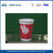 Пользовательские 8 унций Изолированная холодный напиток Бумажные стаканчики, Одноместный стены / с двойными стенками бумажные кофейные чашки поставщик