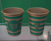 Recyclable бумажные стаканчики для безалкогольного напитка, кофейные чашки Брайна Kraft 8oz поставщик
