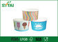20oz Двухместный PE покрытия бумаги мороженое чашки / Замороженный йогурт Кубок бумаги Экологичные поставщик