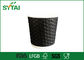 Черный Одноразовые биоразлагаемых Ripple Стена Бумажные стаканчики с логотипом на заказ поставщик