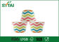 Изготовленные на заказ бумажные стаканчики йогурта бумаги древесины Ригинал логотипа с картиной радуги поставщик
