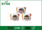 Изготовленные на заказ чашки мороженого бумаги логотипа/Биодеградабле бумажный дизайн характера шаров мороженого поставщик
