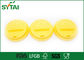 80mm Диаметр пластиковых желтый Одноразовые Чашки Крышки для Бумажные стаканчики поставщик