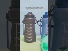 Без BPA 2000 мл Спортивный тренажерный зал Путешествия Силиконовый складной стакан